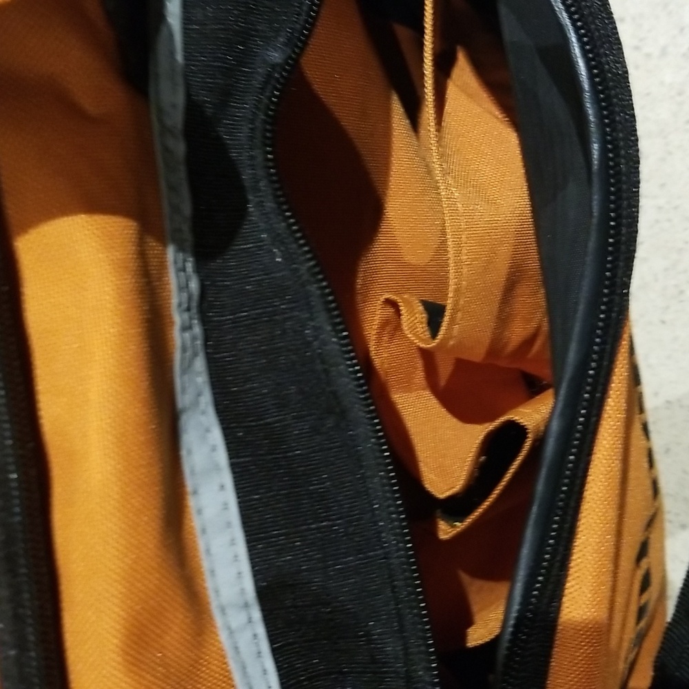 Multiple Zippered Pockets Duffle Euc - image 4